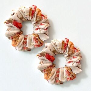 Floral Scrunchies Set